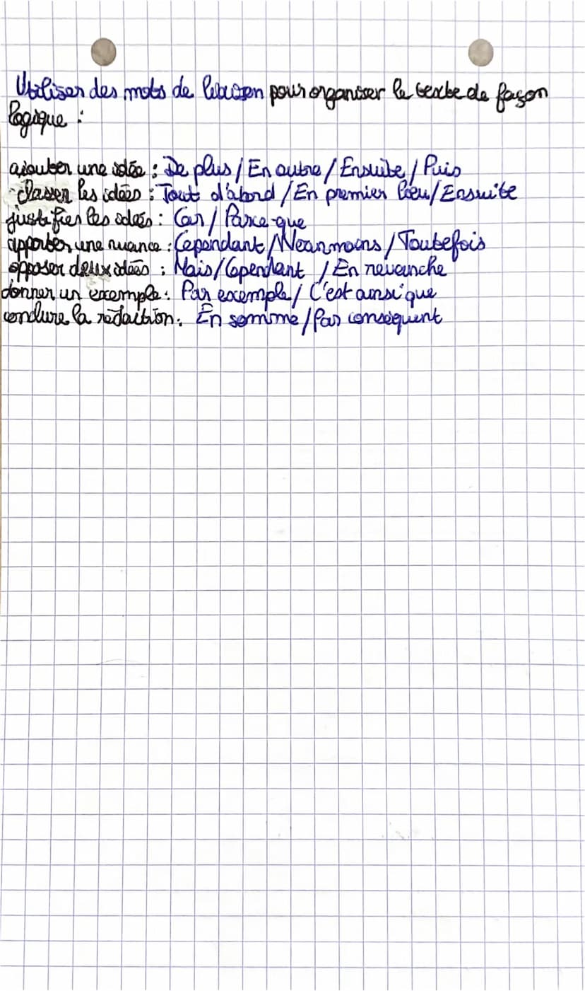 FICHE NÉTHODE
le developpement construit
Un développement construit est une réponse argumentée et organisée
à un sujet, il se compose de:
AL