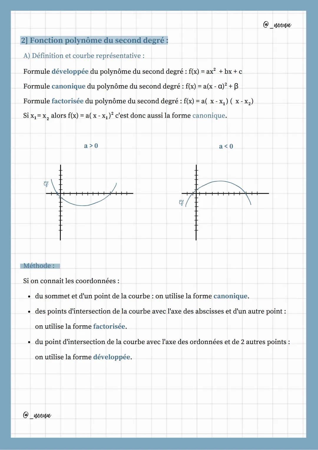 1] Fonction valeur absolue:
A) Définition et courbe représentative:
Valeur absolue: f(x) = |x|
On a f(x) = -x si x < 0
xsix>0
La fonction va