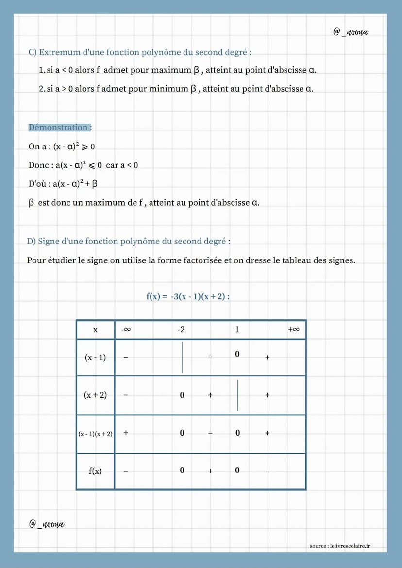 1] Fonction valeur absolue:
A) Définition et courbe représentative:
Valeur absolue: f(x) = |x|
On a f(x) = -x si x < 0
xsix>0
La fonction va