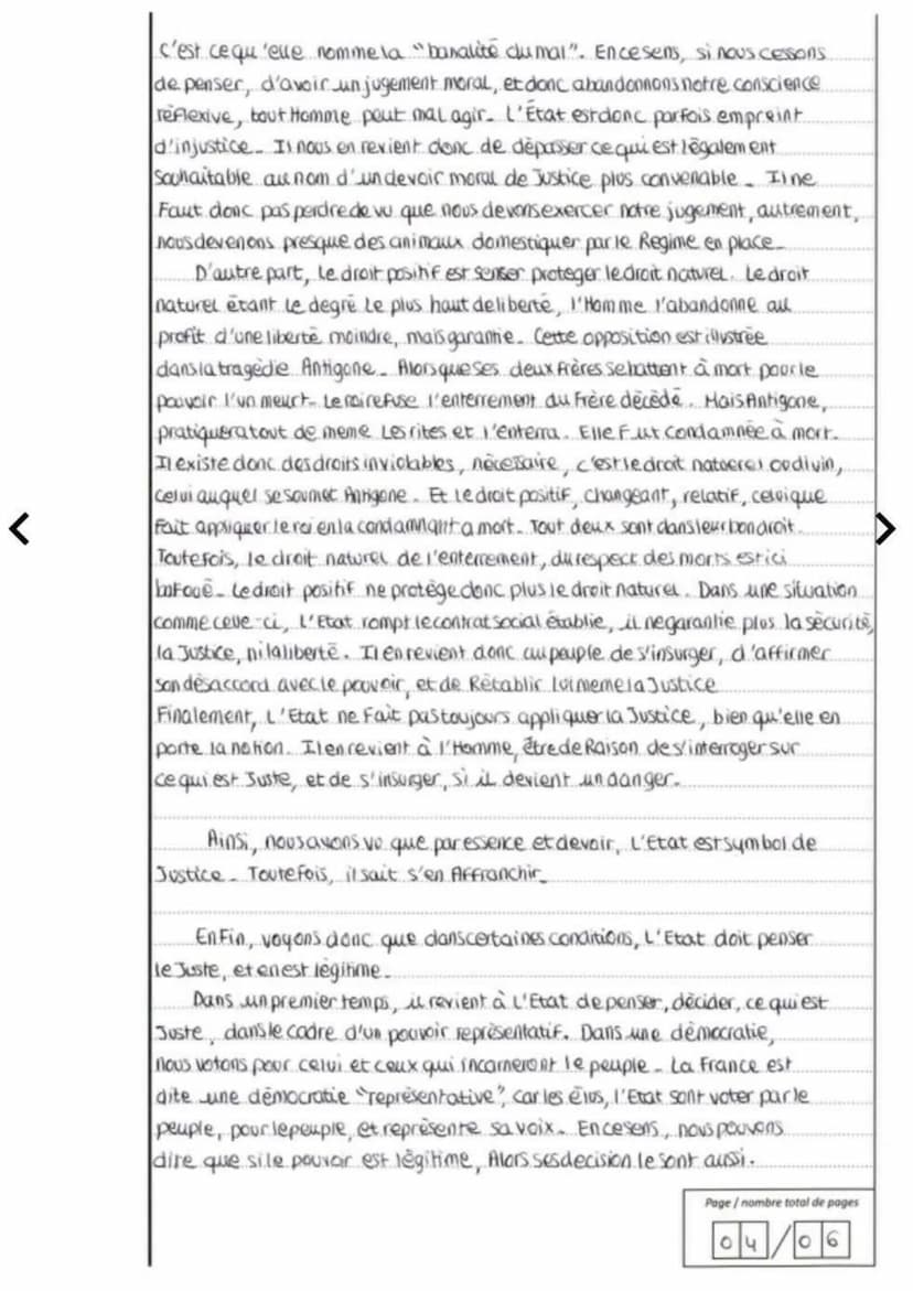 Concours / Examen: .BACCALAUREAT...
Epreuve: Philosophie....
CONSIGNES
<
Section / Spécialité / Série: Generale
Matière : Philosophie
Rempli