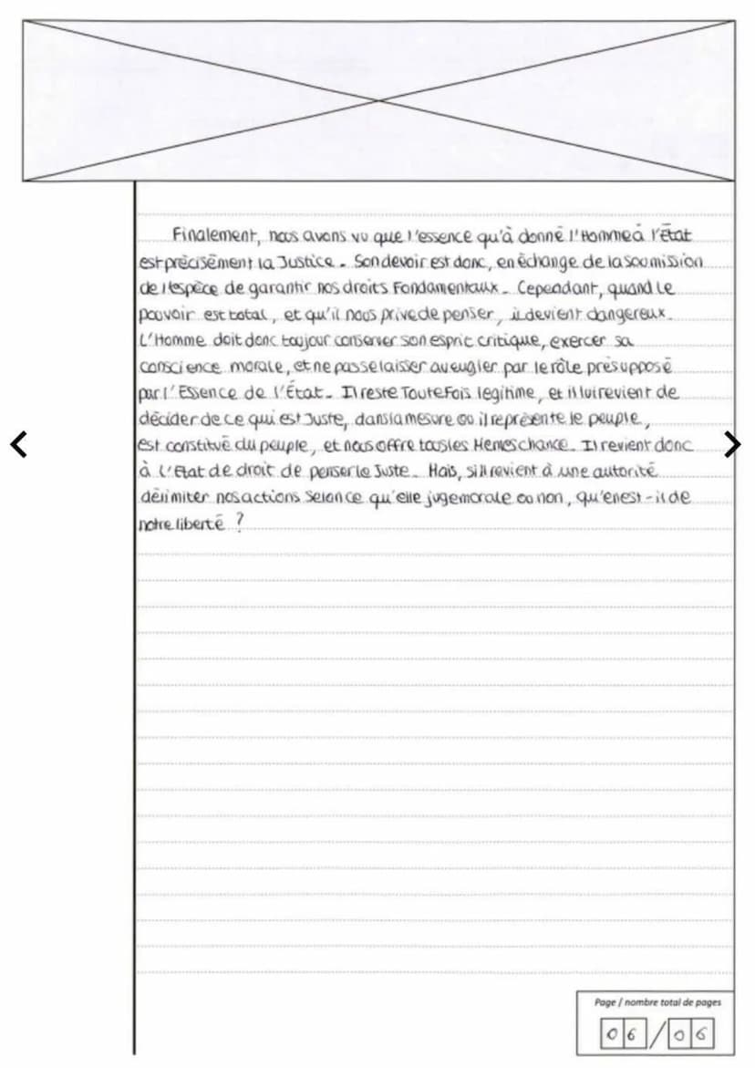 Concours / Examen: .BACCALAUREAT...
Epreuve: Philosophie....
CONSIGNES
<
Section / Spécialité / Série: Generale
Matière : Philosophie
Rempli