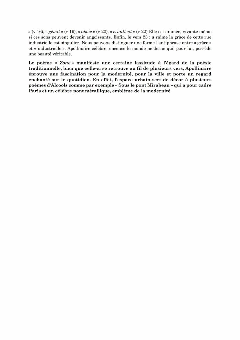 <<< Zone »
Alcools, APOLLINAIRE Étude du texte : «< Zone », Apollinaire.
INTRODUCTION :
Guillaume Apollinaire incarne « l'esprit nouveau » s