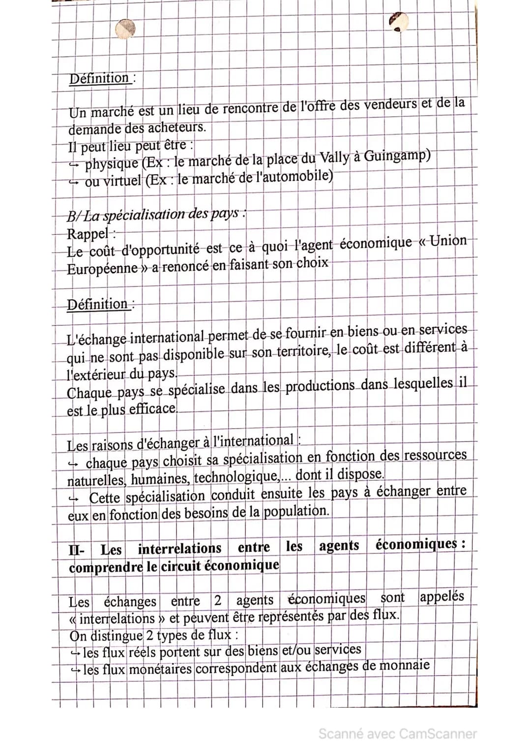 Ensemble des moyens de paiement à la disposition des agents
économiques pour régler leurs échanges.
Le rôle de la monnaie :
La monnaie a 3 f