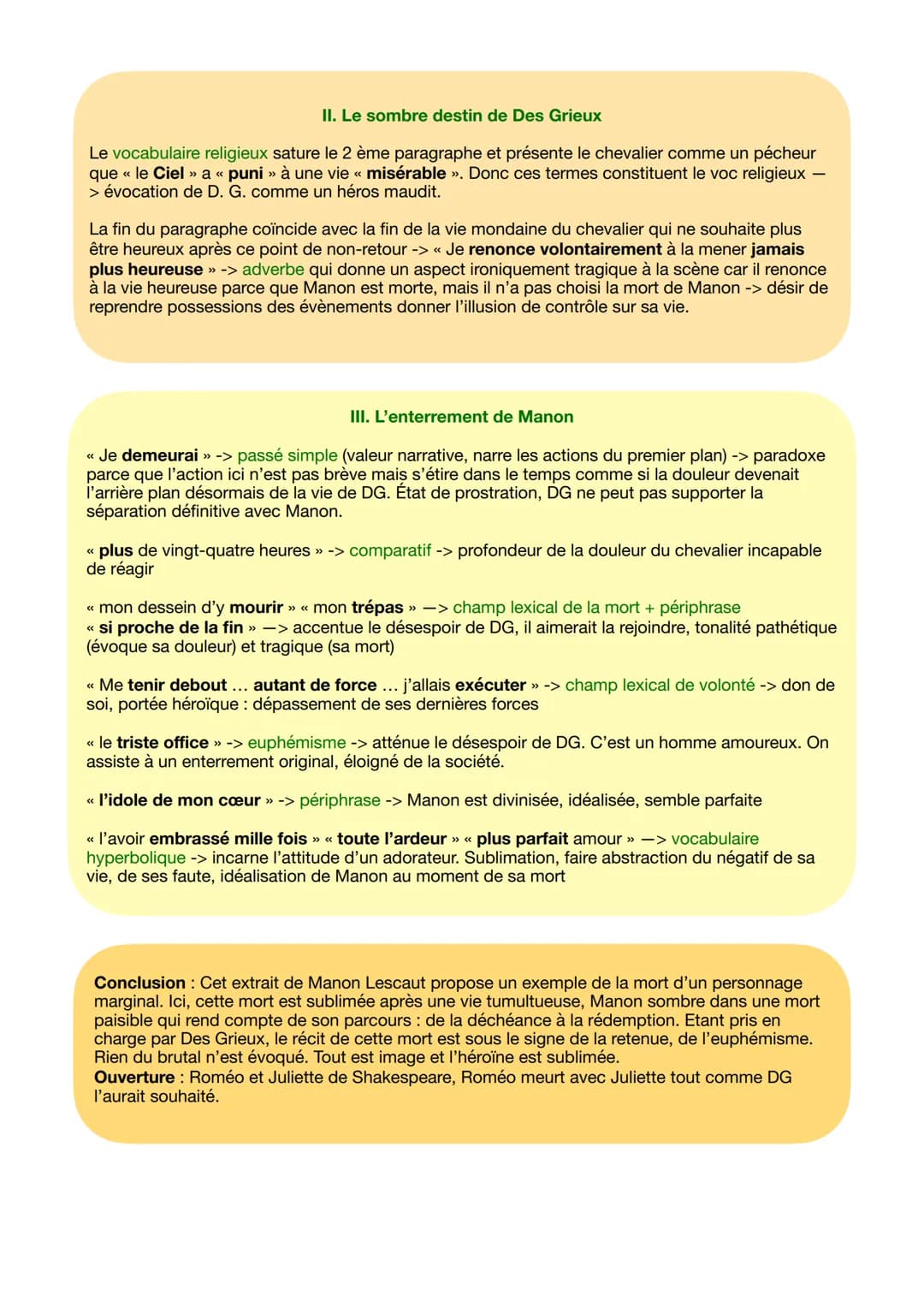Texte 12: La mort de Manon
Manon Lescaut
Introduction
- Accroche : Manon Lescaut, dont le titre original est Histoire du Chevalier des Grieu