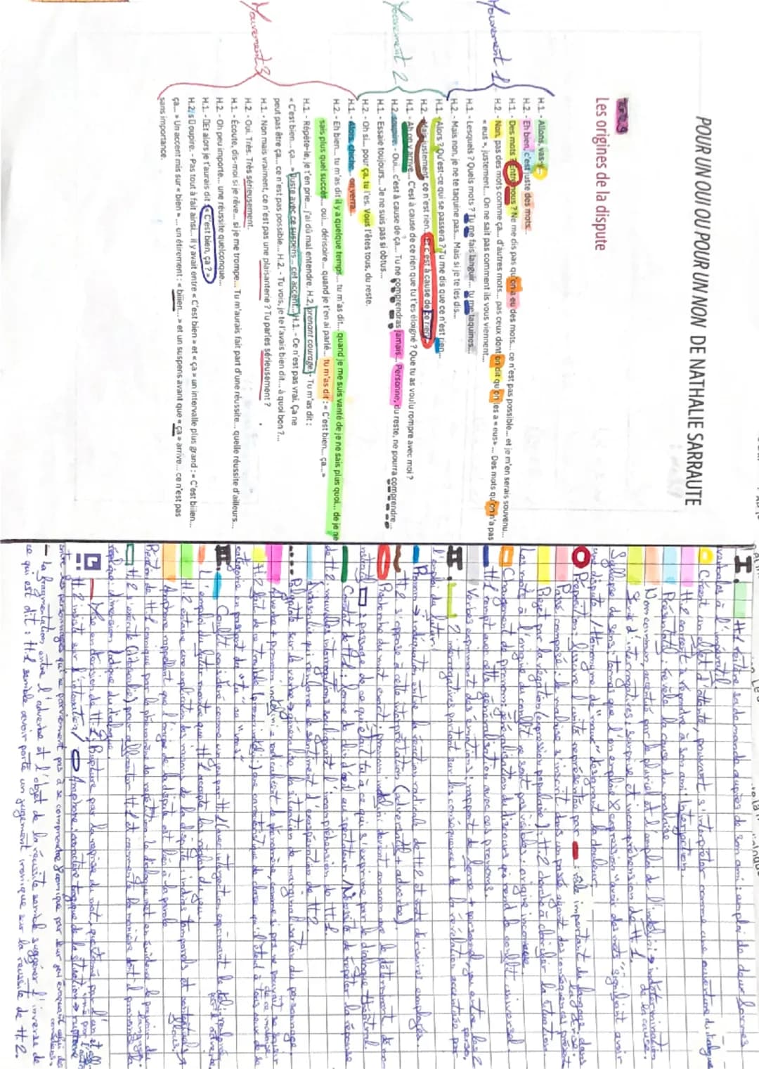 --- OCR Start ---
Yourerent 1
H1-Des mots
eus, justement... On ne sait pas comment ils vous viennent....
nous? Ne me dis pas quonia eu des m