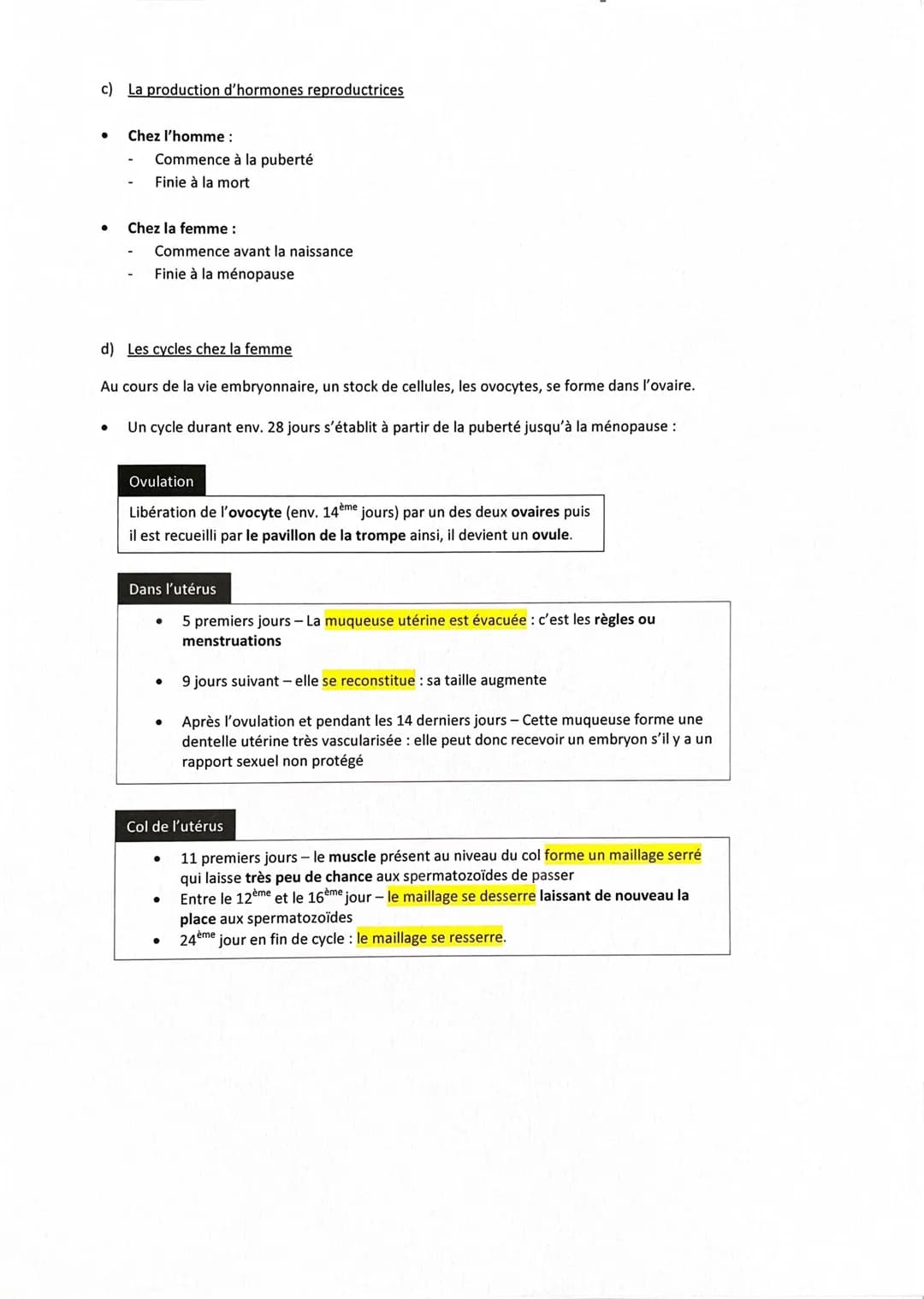 1-
||-
Rappels
✓
✓
Fiche de révisions Brevet: La reproduction sexuelle
Chez l'espèce humaine, deux hommes ou deux femmes ne peuvent pas enge