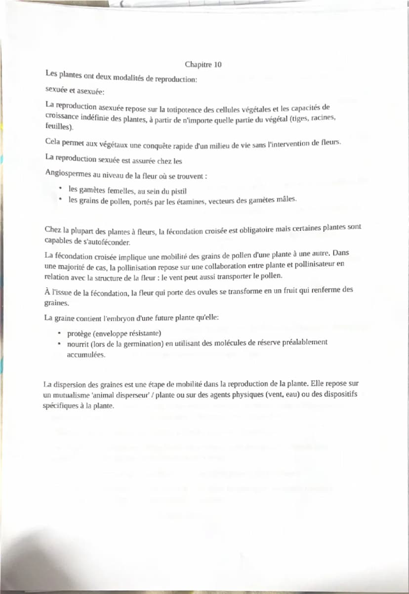 Chapitre 1
Un clone correspond à un ensemble de cellules issues de mitoses d'une unique cellule initiale.
La succession de réplications et d