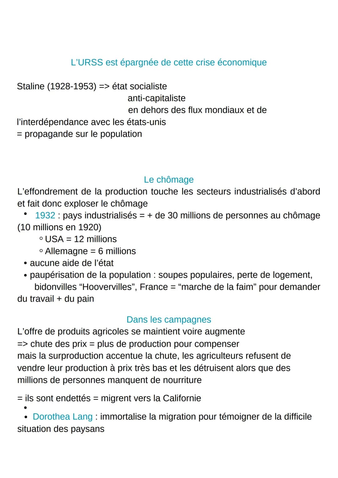 histoire
THÈME 1: FRAGIITÉS DES DÉMOCRATIES, TOTALITARISME ET SECONDE
GUERRE MONDIALE
chapitre 1 - l'impact de la crise de 1929:
déséquilibr