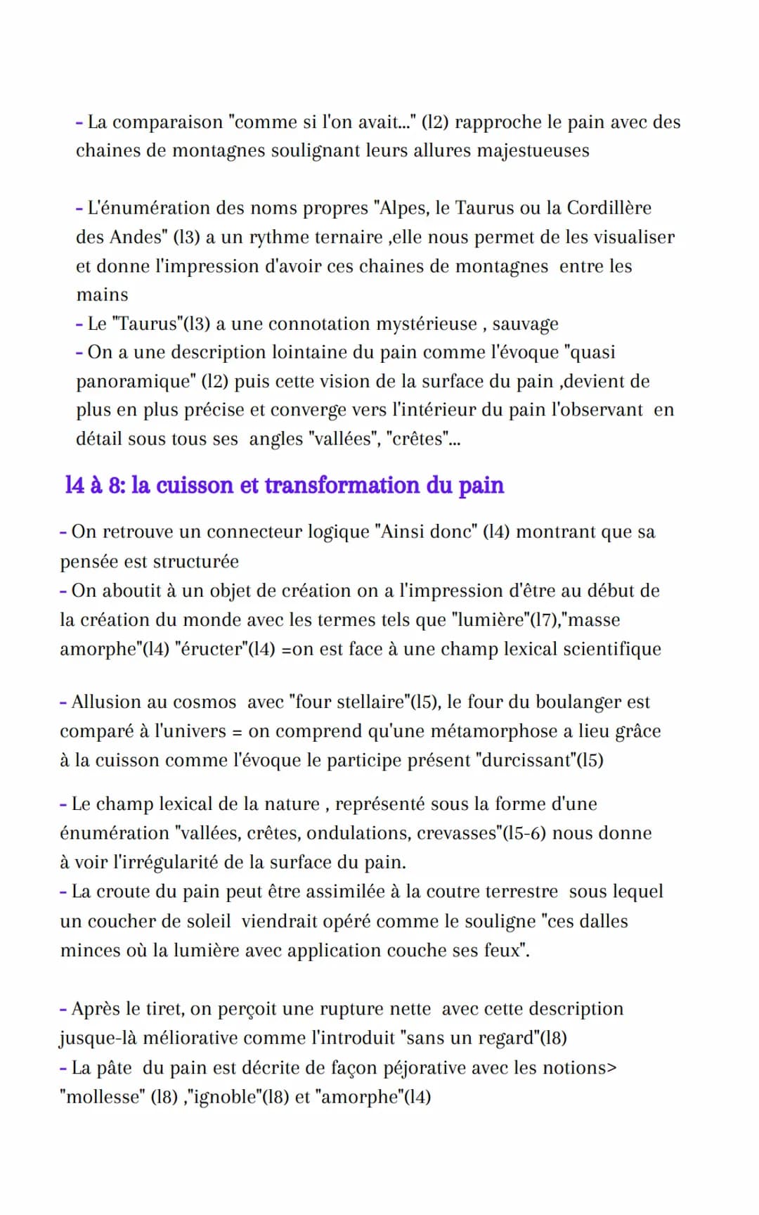 Explication de texte "Le pain"
Francis Ponge
Introduction:
Ponge publie en 1942, un recueil de poèmes Le parti pris des choses
et rompt avec