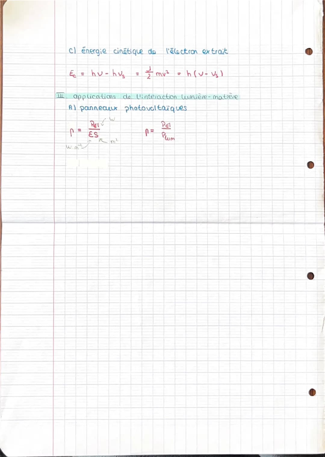 Chapitre 18 interaction lumière - matière
I. rappels de Je
A photon
M = 0
paquet d'énergie
_q = o
Ven (H2)
B) diagramme d'énergie
·λ en m
C 