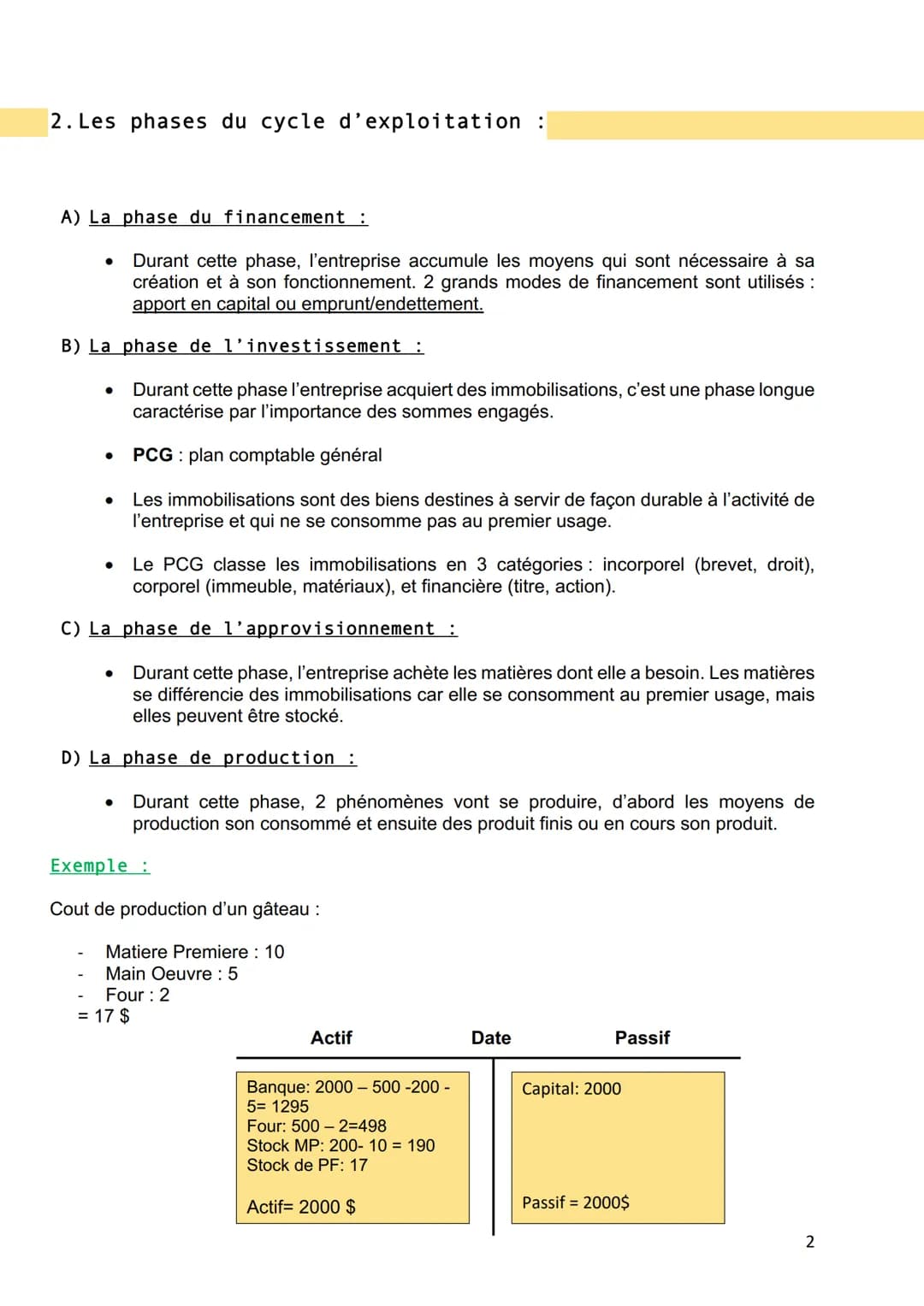 ●
1. Le principe de la partie double :
Emploi des
ressources :
qu'est-ce que
j'ai ?
●
La comptabilité est une technique d'observation et de 