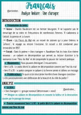 Know Une charogne (analyse linéaire) thumbnail
