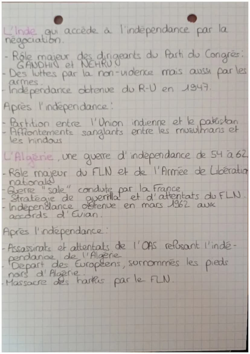 histoine
Le monde depuis 1945
Chap 1 Le monde bipolaire au temps de la
querre Roide: 1947-1989.
1- De l'espoir de paix à la
guerre
froide.
A
