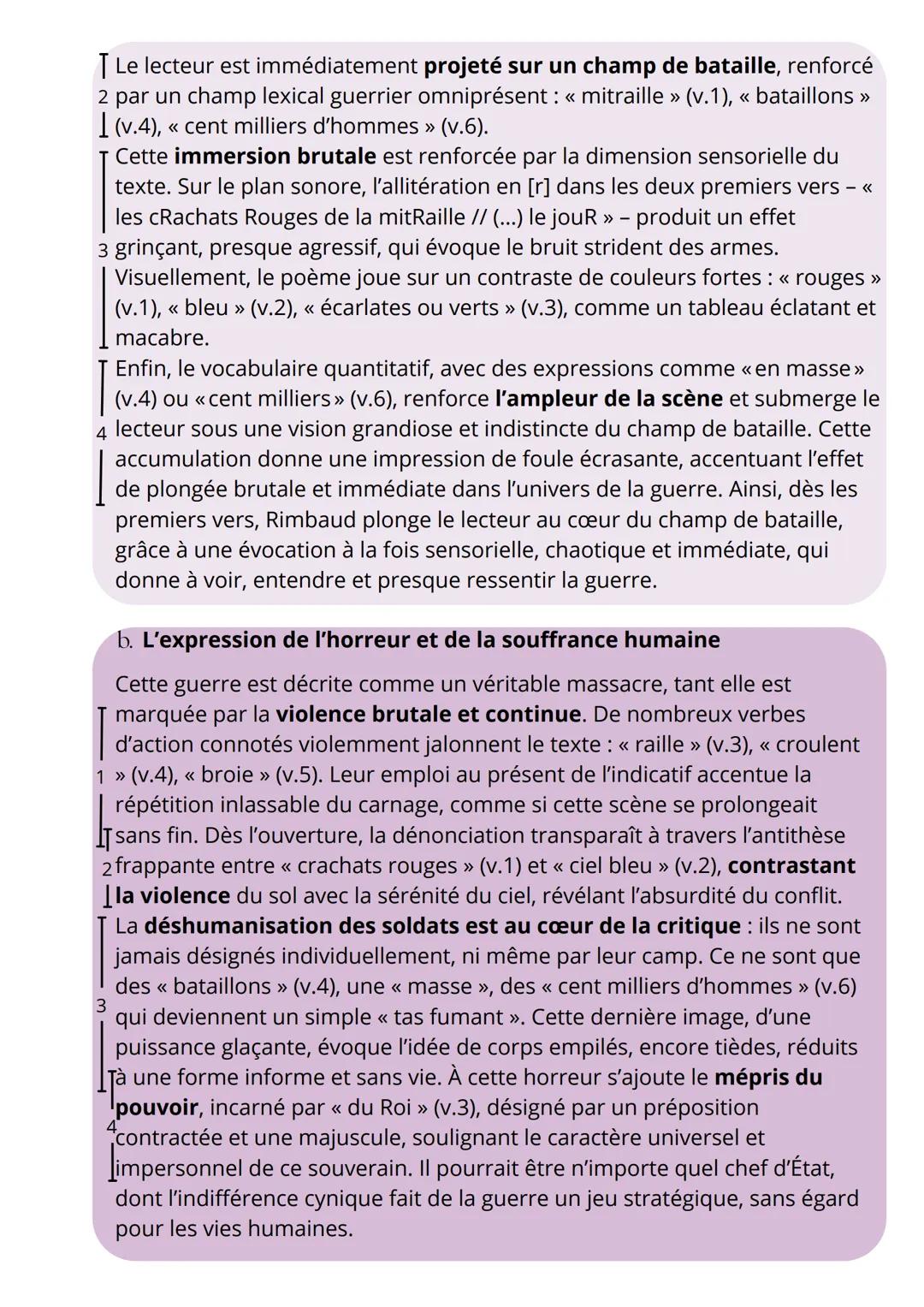 Le Mal

Une
dénonciation
de la Guerre
et de
l'absurdité du
pouvoir
-A
-B
-C
Tandis que les crachats rouges de la mitraille
Sifflent tout le 