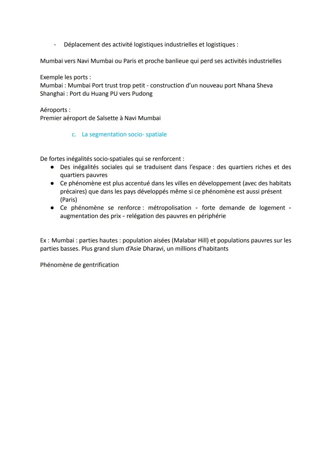Dynamiques territoriales à l'échelle métropolitaine
a. La formation de vastes aires urbaines
La concentration des hommes et des activités - 