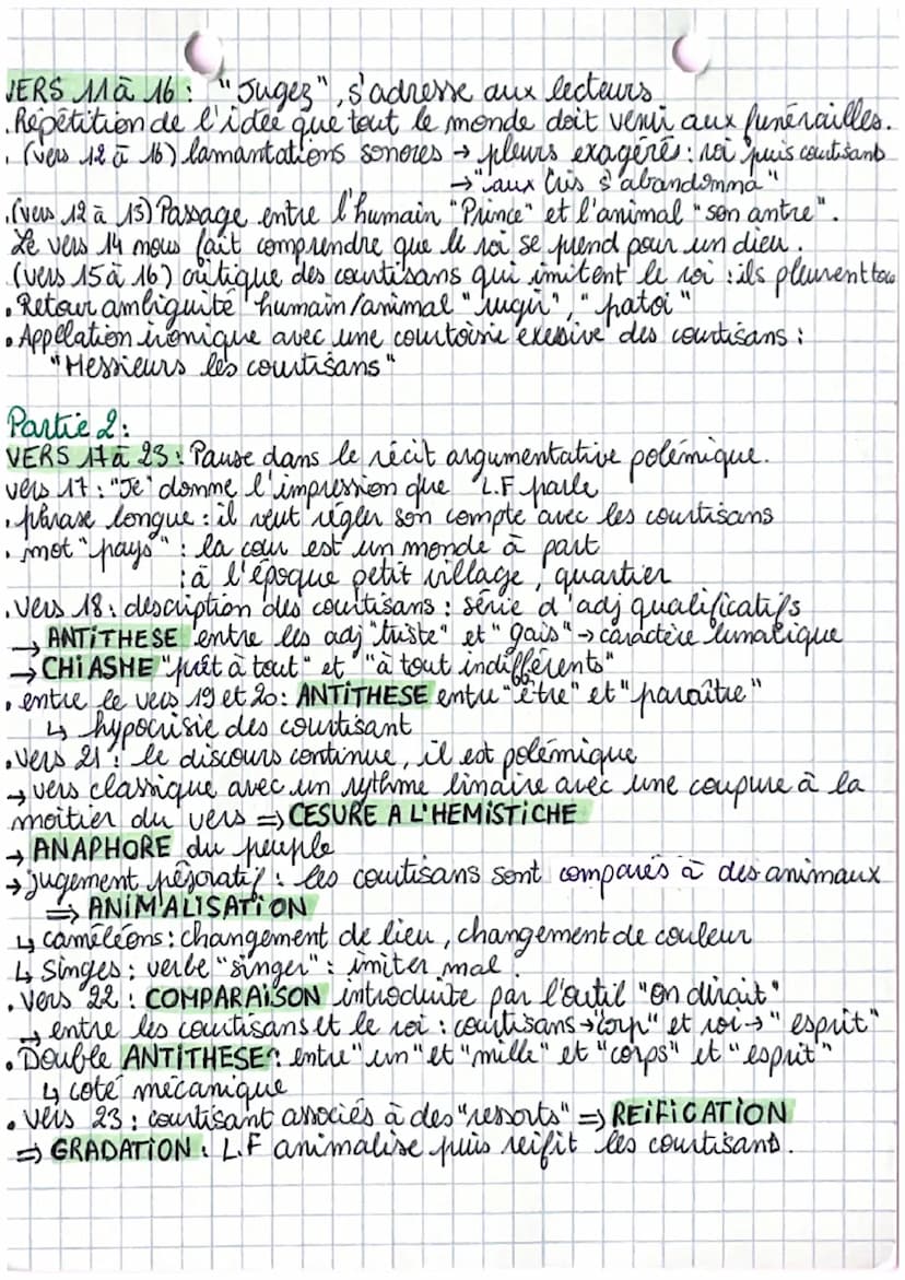 As obriques FRANÇAIS
Les
de la lionne
•Partie 1: du vers 1 au 16.
•Partie 2: du vers 17 au 23.
•Partie 3: vers 24 à 25
Introduction:
fable c