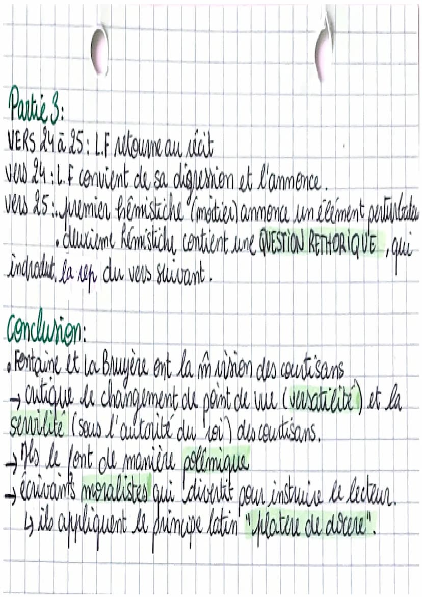 As obriques FRANÇAIS
Les
de la lionne
•Partie 1: du vers 1 au 16.
•Partie 2: du vers 17 au 23.
•Partie 3: vers 24 à 25
Introduction:
fable c