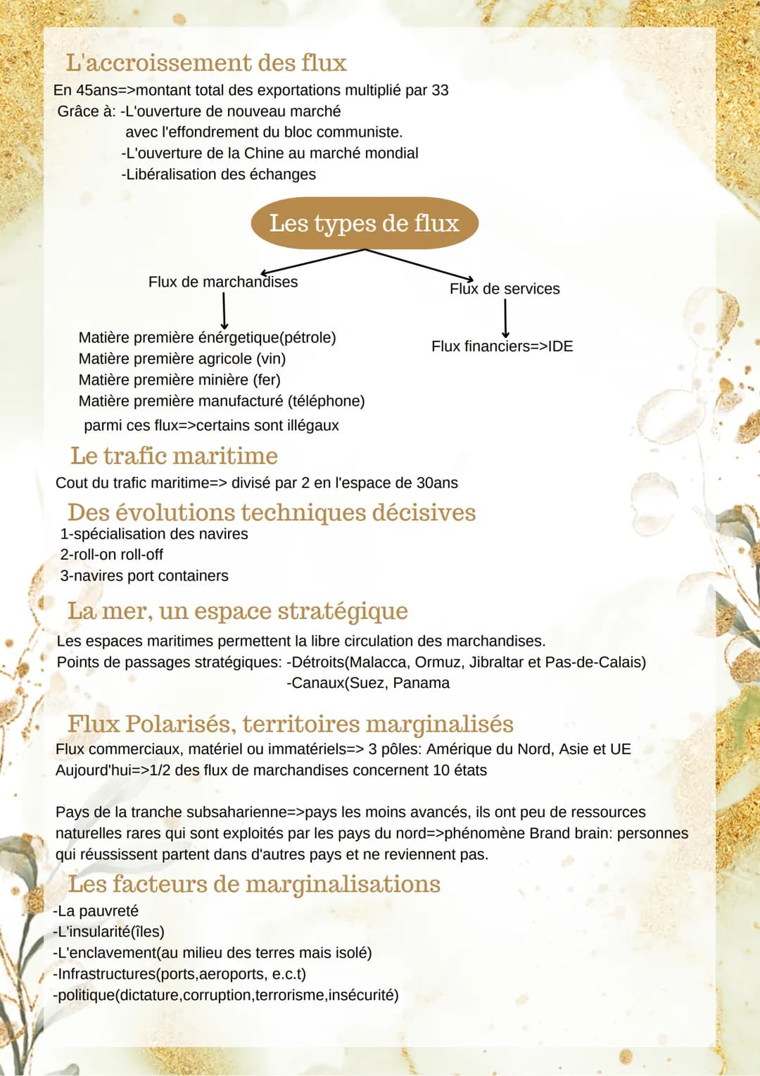GO3-Métropolisations,
littoralisation
des espaces productifs et accroissement
des flux
Les métropoles créent la richesse car elles ont des a