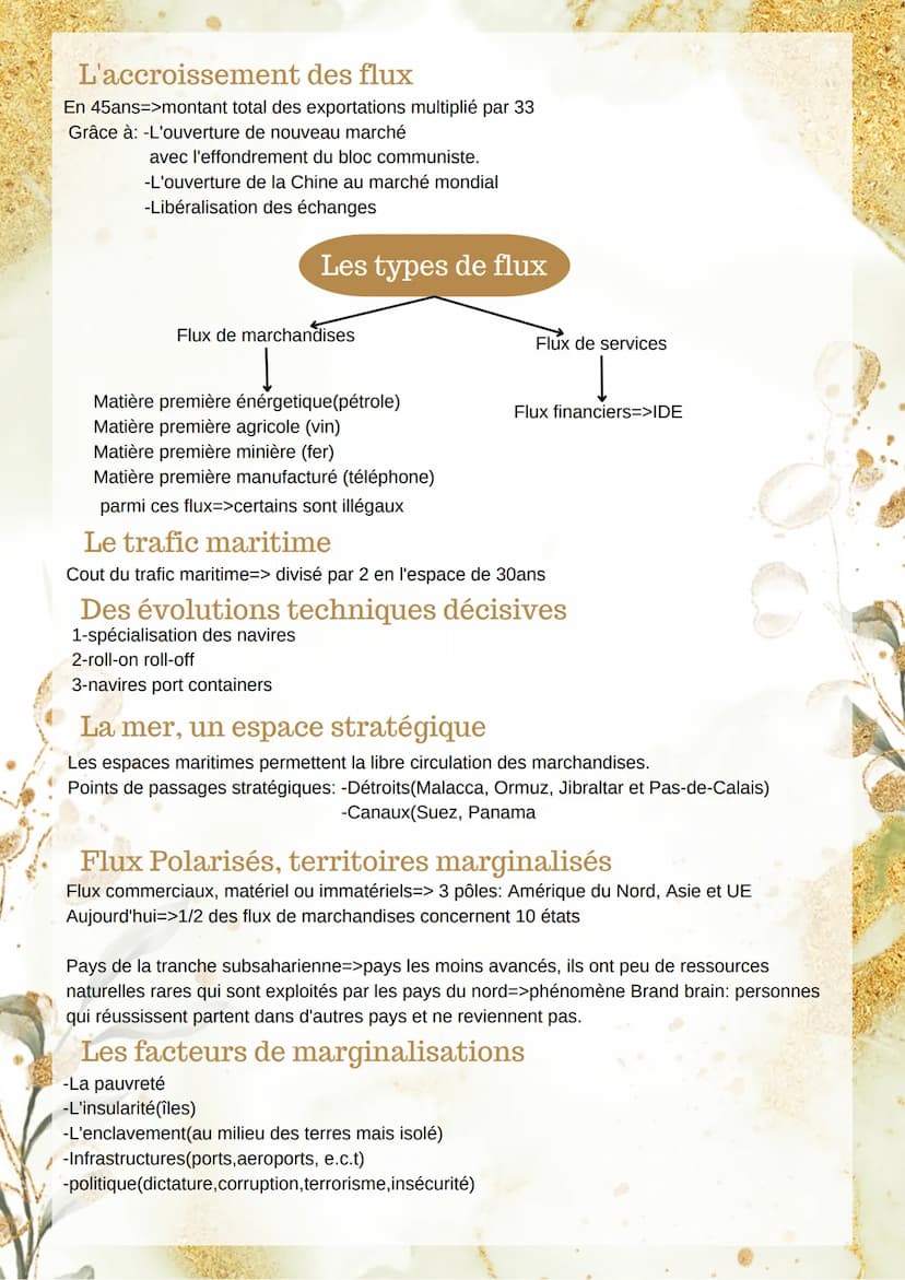 GO3-Métropolisations,
littoralisation
des espaces productifs et accroissement
des flux
Les métropoles créent la richesse car elles ont des a