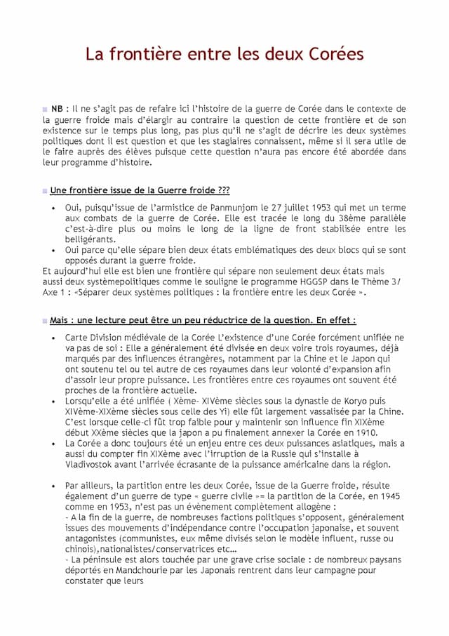 Know une frontière entre les deux Corée  thumbnail