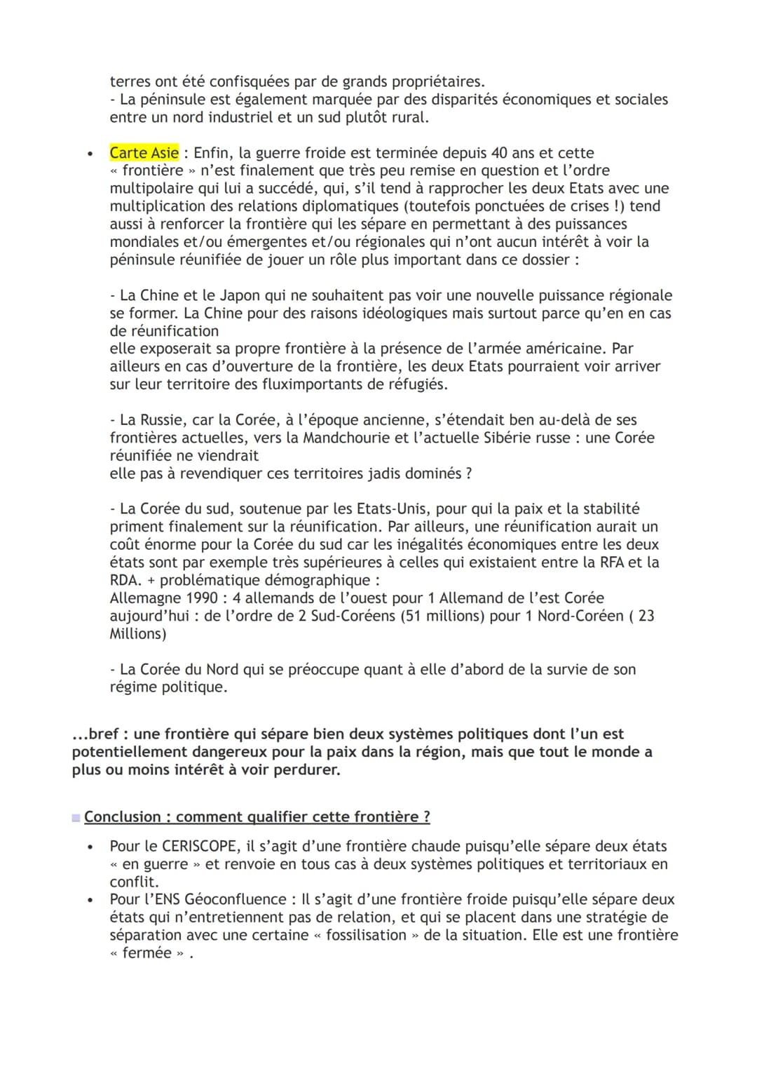 
<p>Il ne s'agit pas ici de refaire l'histoire de la guerre de Corée dans le contexte de la guerre froide, mais d'élargir au contraire la qu