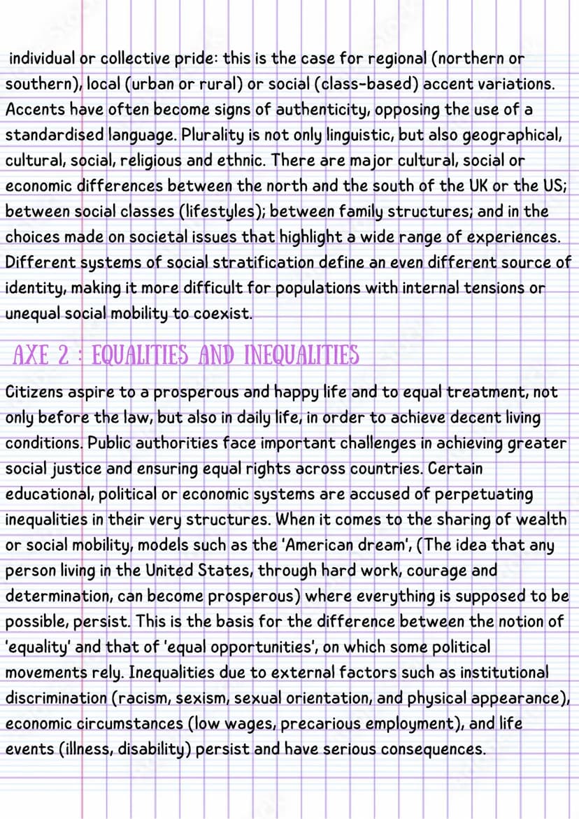 THÈME 1 FAIRE SOCIÉTÉ AMC
The theme "Making Society" aims to examine the question of unity in its
various facets - not the unity of the Engl