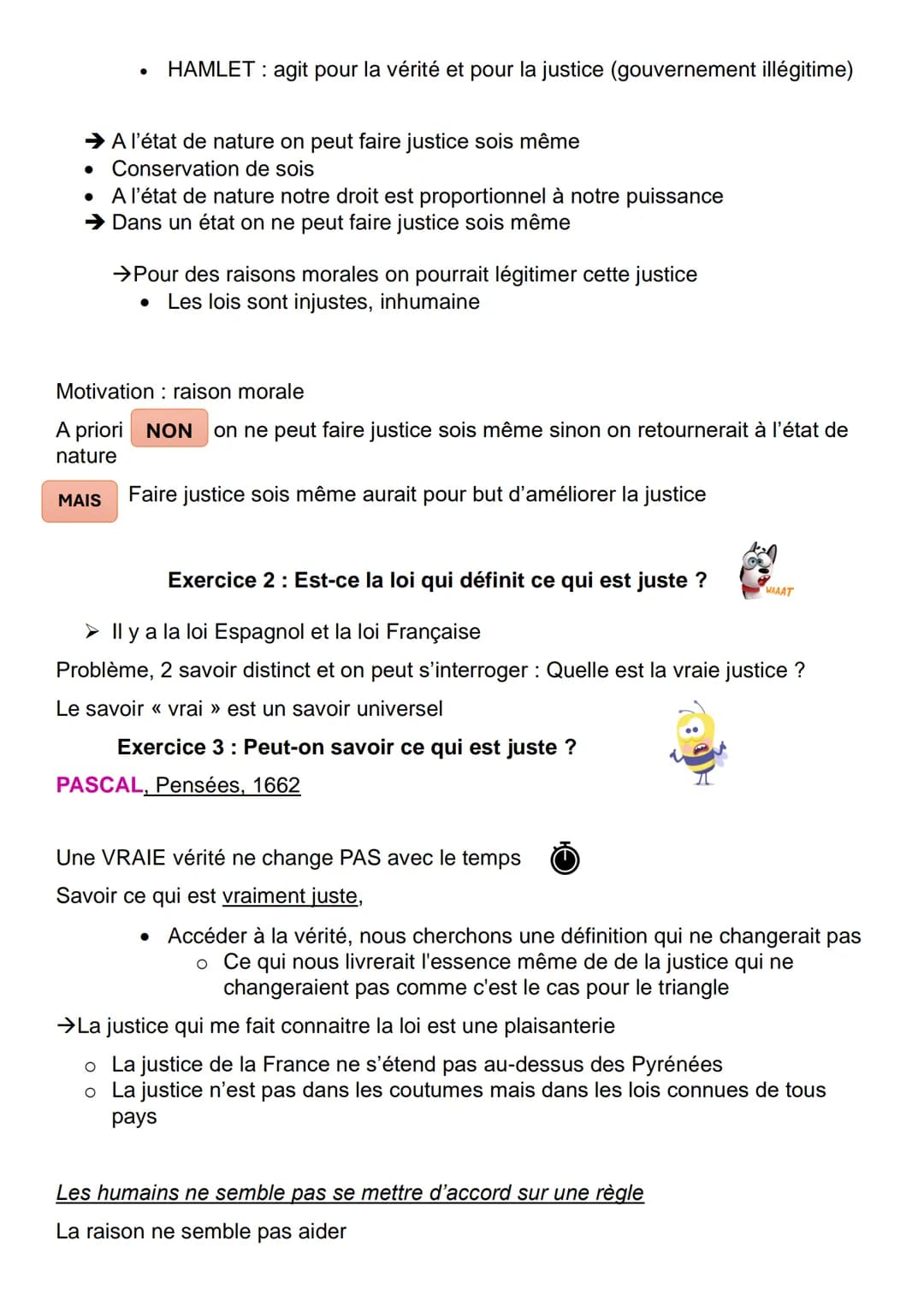 亦
LA JUSTICE
Sens de «justice >>
La justice désigne la conformité avec le droit et le sentiment d'équité
Elle est la recherche de la conform