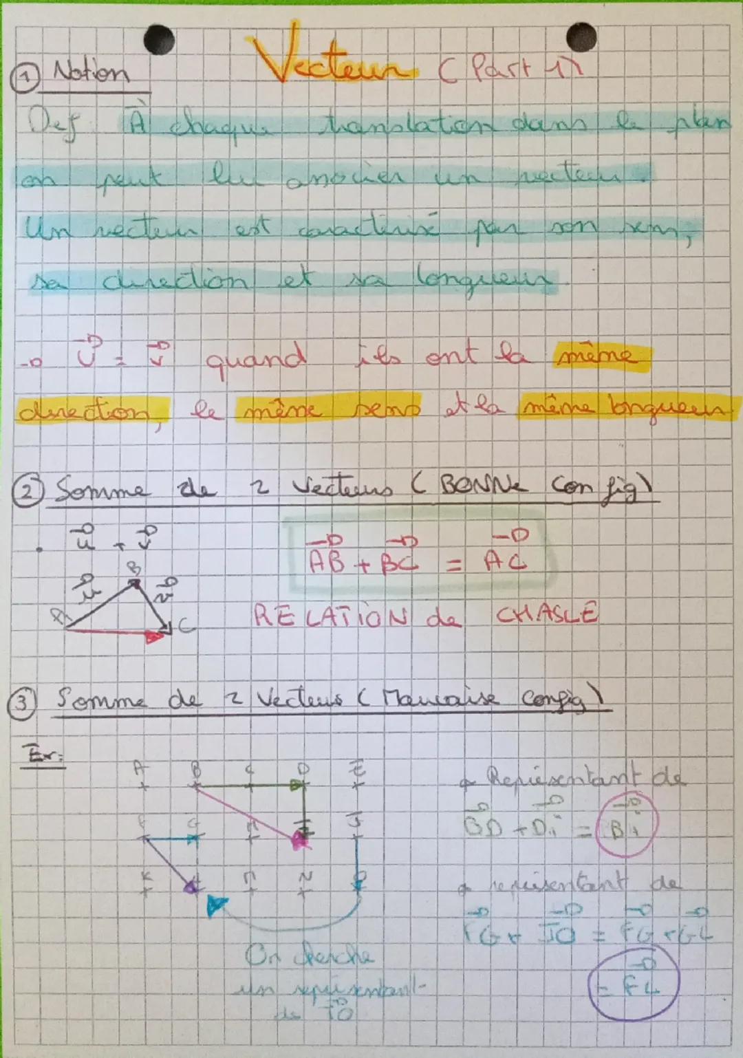 Vecteur C last 17
À chaque
tanslation dans l
Notion
Def. A
frent
Teut
anover
recteur
Un rectur est caracteris
est conactivisée par son
sa di