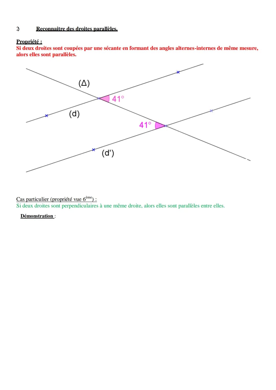 Chapitre :
I.
Deux angles sont adjacents lorsque :
Exemple:
X
Vocabulaire des angles.
1) Angles adiacents.
y
a) Deux angles sont
33°
b) Deux