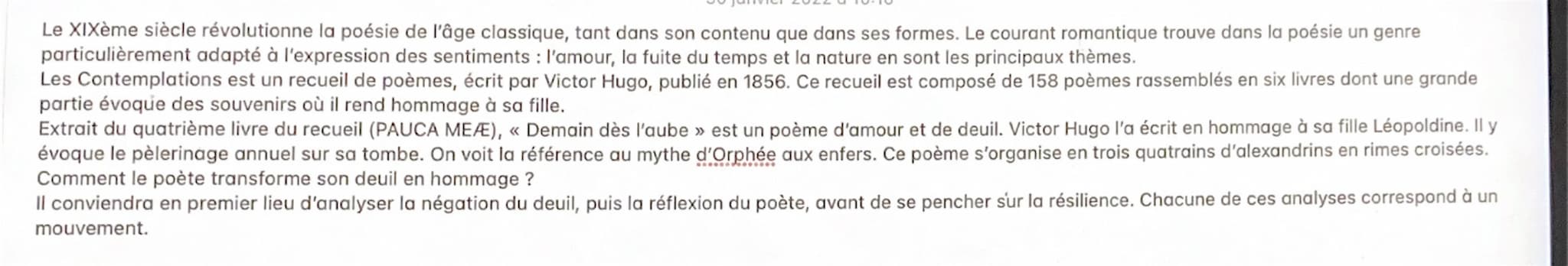 Le XIXème siècle révolutionne la poésie de l'âge classique, tant dans son contenu que dans ses formes. Le courant romantique trouve dans la 