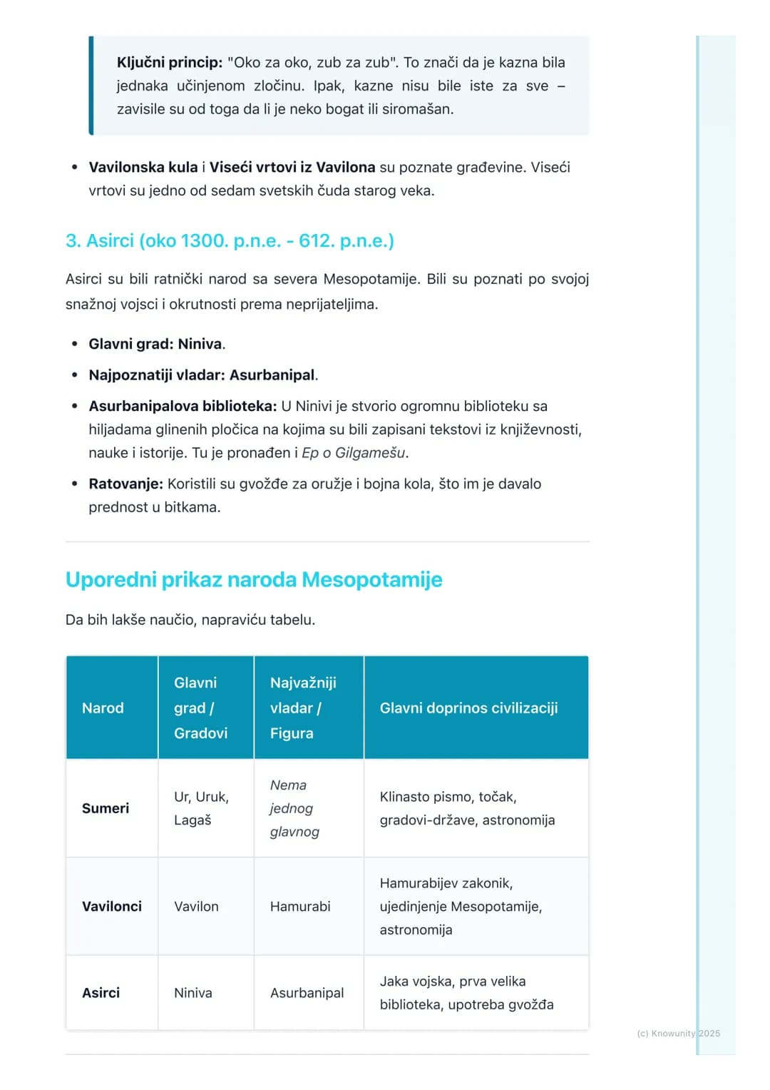 # Mesopotamija: Zemlja između
dve reke

Mesopotamija - uvod

Mesopotamija znači "zemlja između reka". Nalazi se između reka Tigar i
Eufrat. 