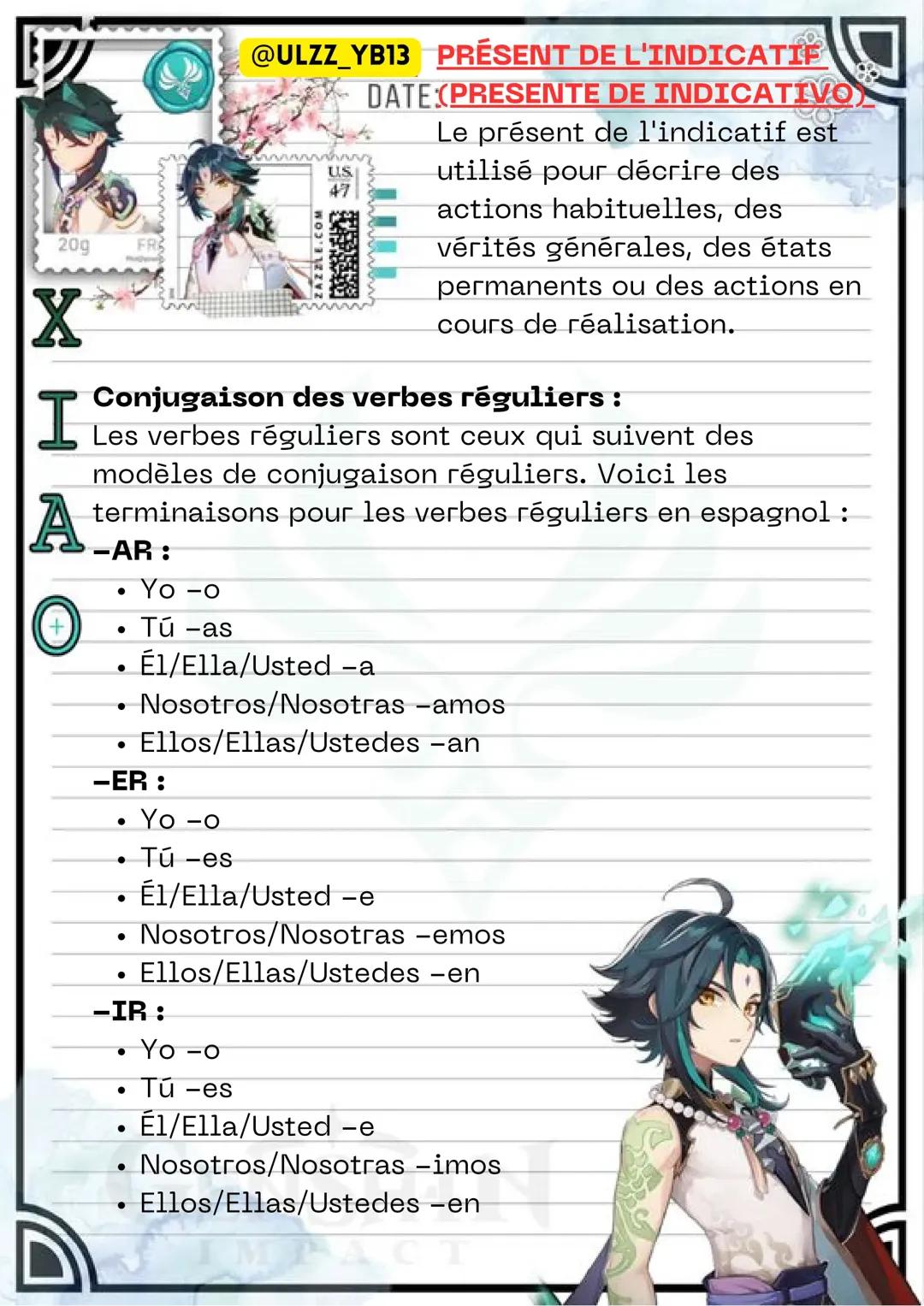 Temps Verbaux Espagnol