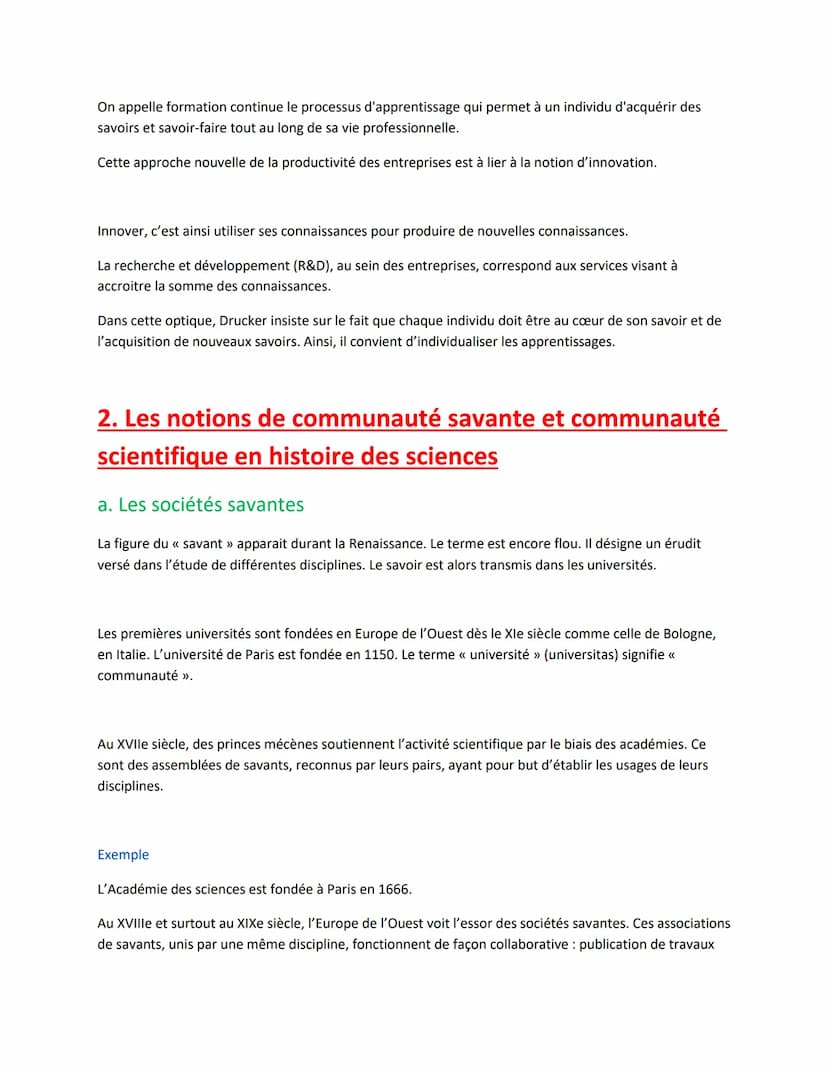 1. Une « société de la connaissance ? »
a. Qu'est-ce que la connaissance ?
Le terme « connaissance » vient du latin « cognescere » qui signi