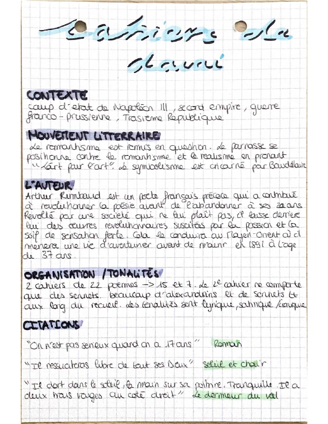 Les cahiers de douai