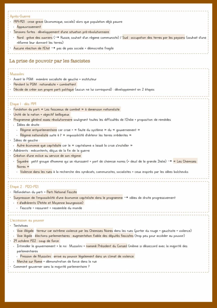 CHAPITRE 2 LES RÉGIMES TOTALITAIRES DE L'ENTRE-DEUX-GUERRES
les regines totalitaires
Aux origines du totalitarisme: des pays en crise
De la 