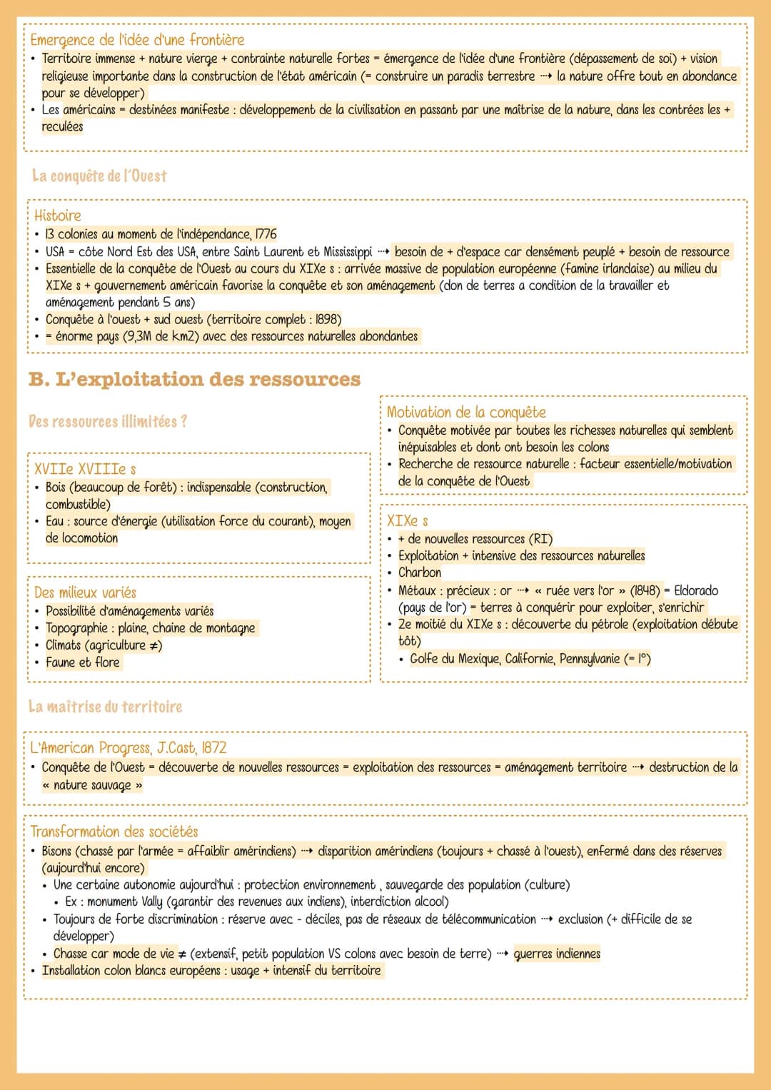 LES ETATS-UNIS ET LA QUESTION
ENVIRONNEMENTALE: TENSIONS ET
CONTRASTES
T4: L'ENVIRONNEMENT, ENTRE EXPLOITATION
ET PROTECTION : UN ENJEU PLAN