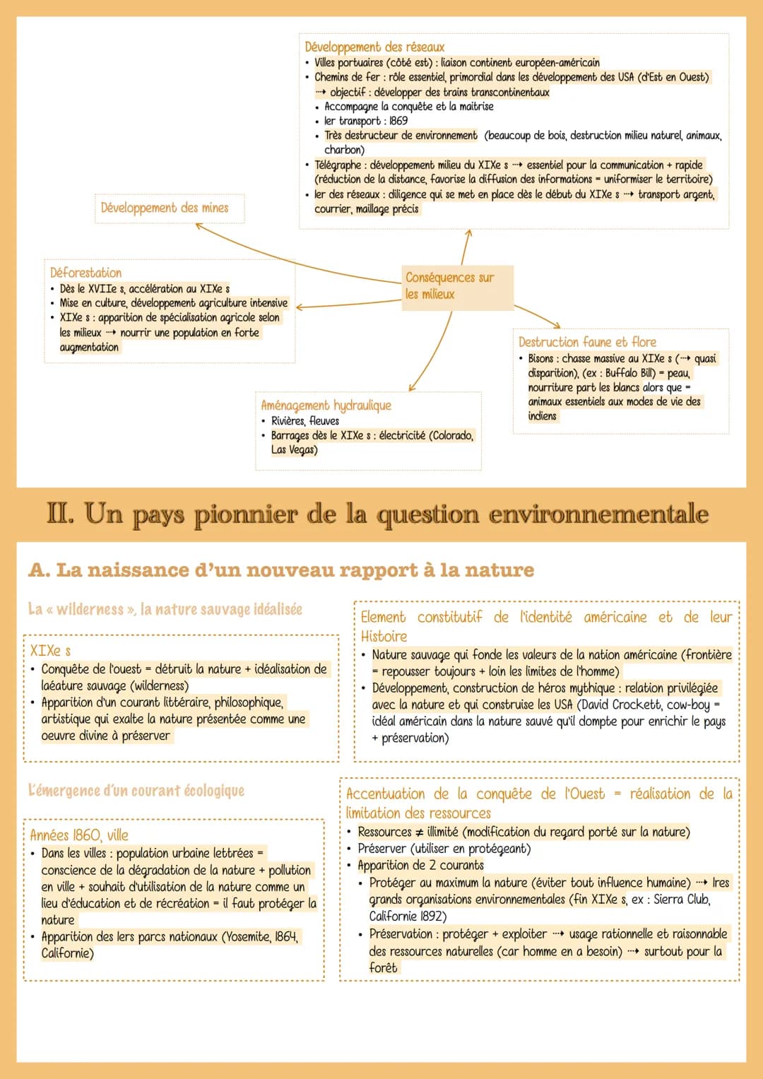 LES ETATS-UNIS ET LA QUESTION
ENVIRONNEMENTALE: TENSIONS ET
CONTRASTES
T4: L'ENVIRONNEMENT, ENTRE EXPLOITATION
ET PROTECTION : UN ENJEU PLAN