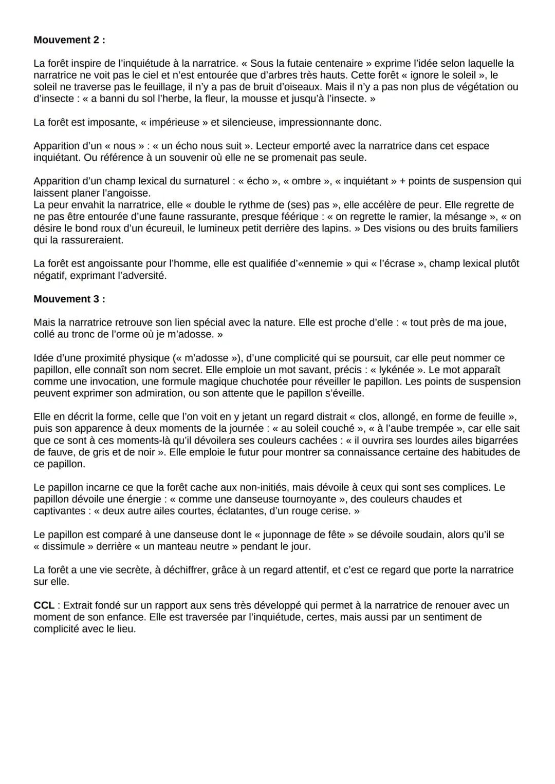 Plan détaillé de l'analyse linéaire du texte 6: Colette, Les Vrilles de la vigne, 1908.
Éléments pour l'introduction :
Les Vrilles de la vig
