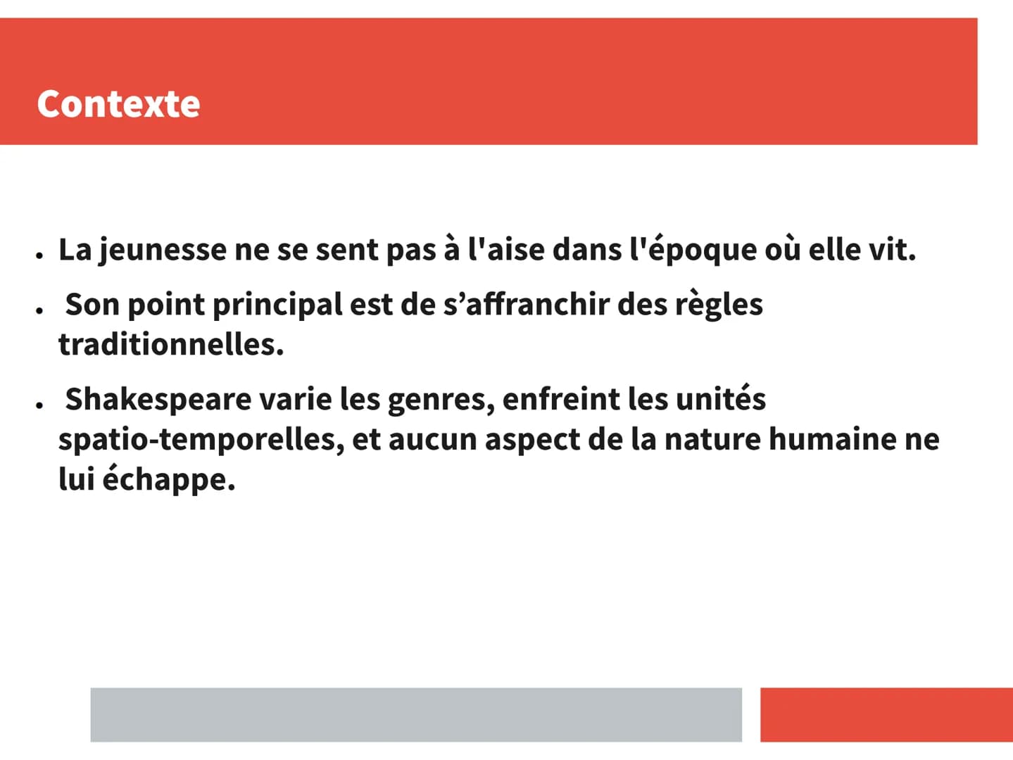 Le Drame
Romantique
Français - Mme Pierre-Elien
Par Nathan
Tournier Citation
"Ce genre est
une peinture
totale de la
nature" Sommaire
1) Car