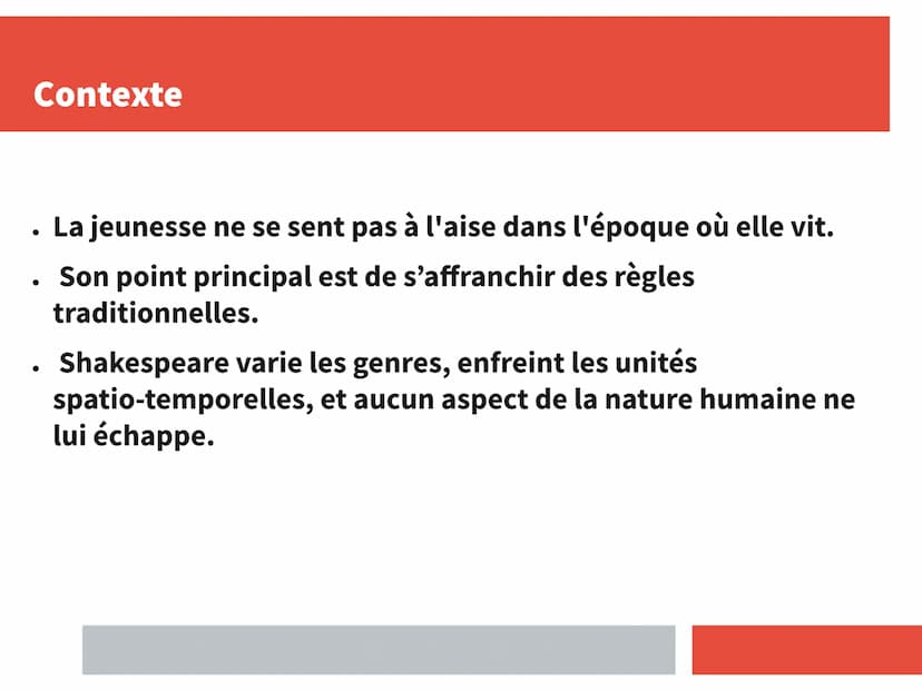 Le Drame
Romantique
Français - Mme Pierre-Elien
Par Nathan
Tournier Citation
"Ce genre est
une peinture
totale de la
nature" Sommaire
1) Car