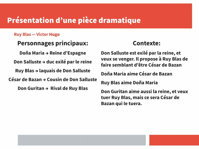 Le Drame
Romantique
Français - Mme Pierre-Elien
Par Nathan
Tournier Citation
"Ce genre est
une peinture
totale de la
nature" Sommaire
1) Car