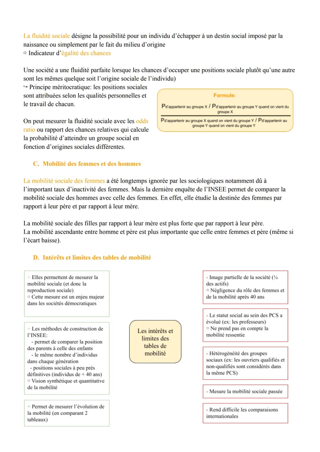 Quels sont les caractéristiques contemporaines et les facteurs de la mobilité sociale?
I. Les différentes formes de mobilité
La mobilité soc
