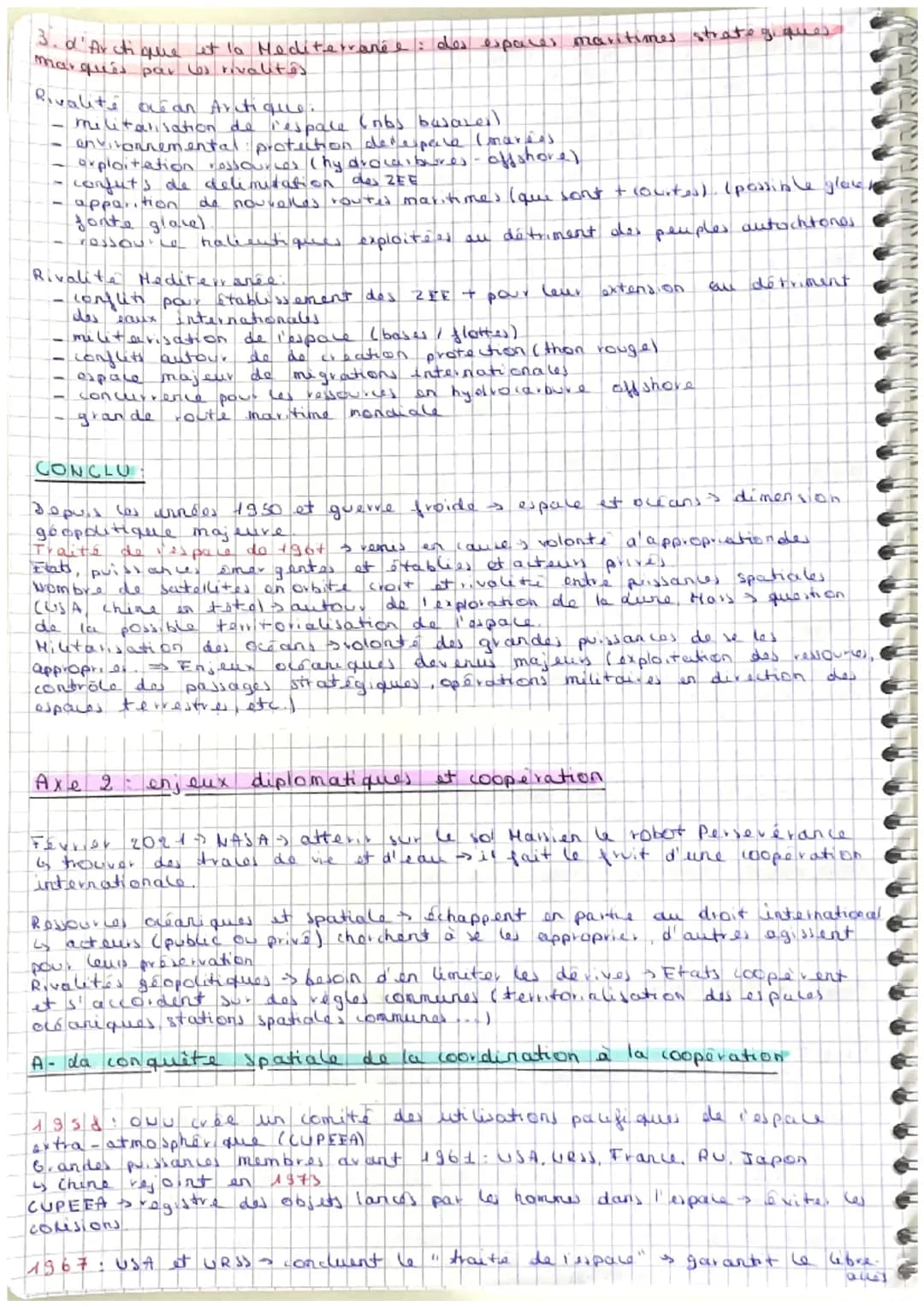 Introduction: cleans et espaces, quelle spécificités?
A- Los oceans.
HGGSP-De nouveaux espaces.
de conquêtes
une maîtrise progressive
Olean.
