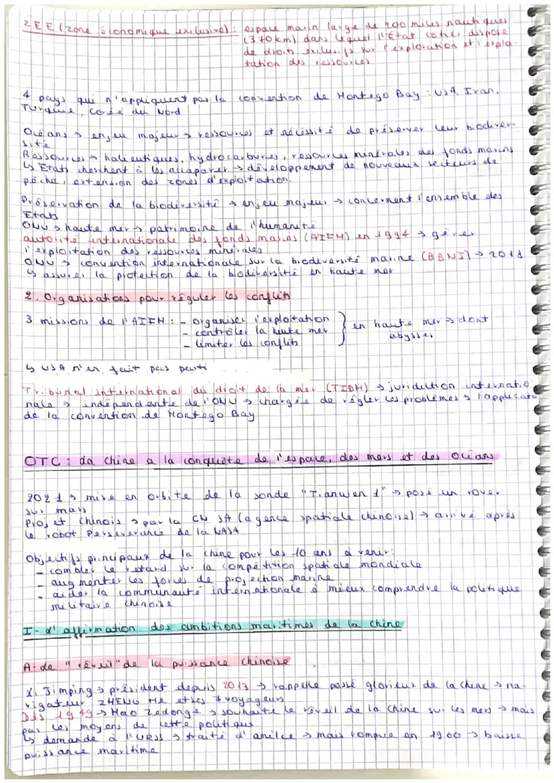 Introduction: cleans et espaces, quelle spécificités?
A- Los oceans.
HGGSP-De nouveaux espaces.
de conquêtes
une maîtrise progressive
Olean.