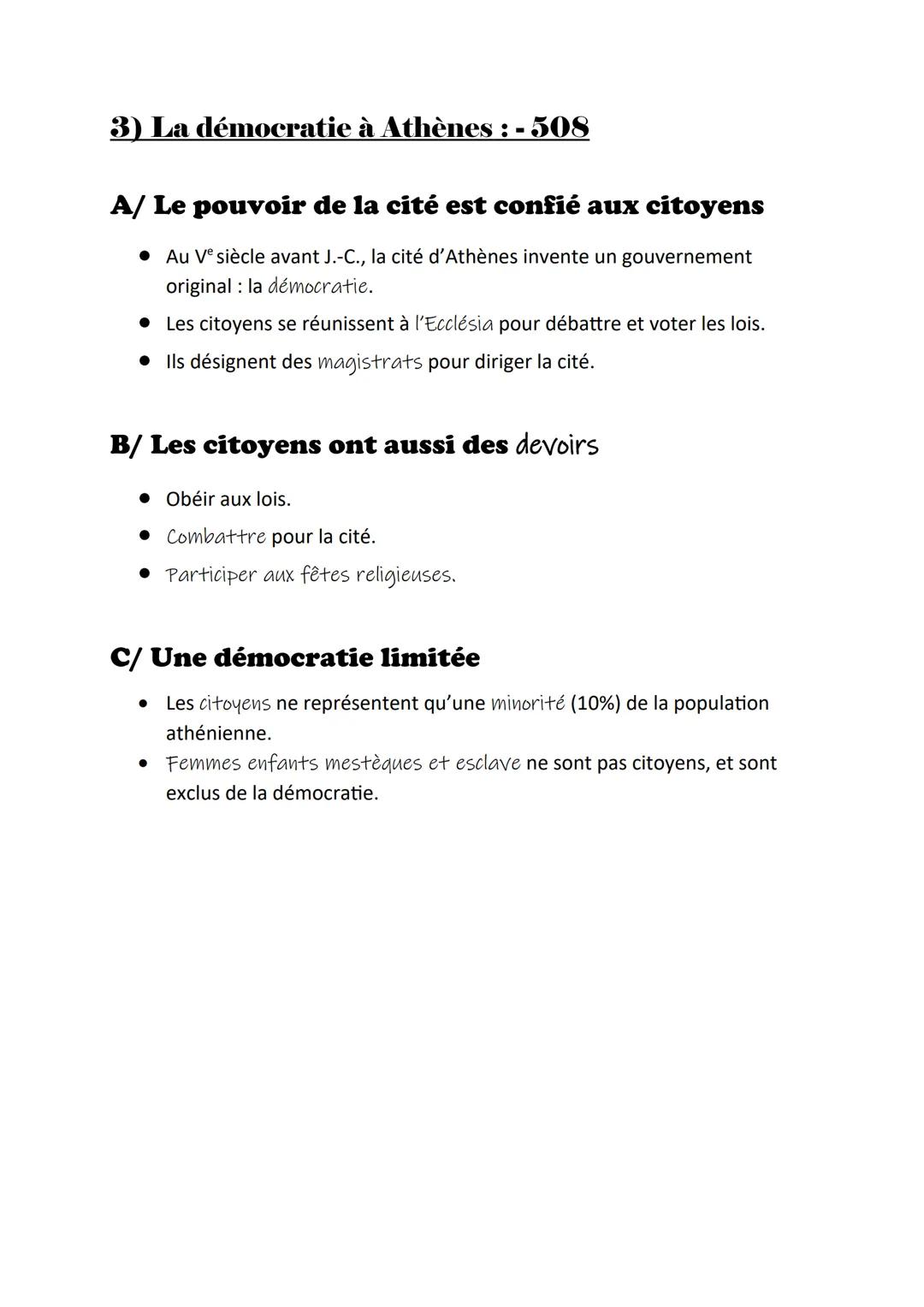 1) Des cités-Etats indépendantes
Des cités indépendantes :
- On leur propre monnaie et propres lois
- Souvent dirigées par des rois : monarc