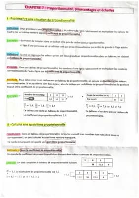 Know Proportionalite échelle pourcentage  thumbnail