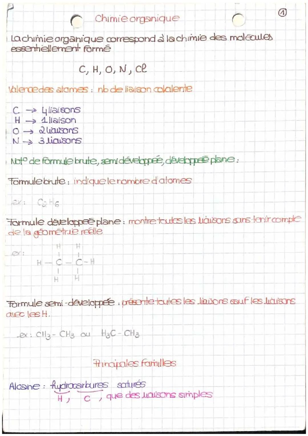 Chimie organique 