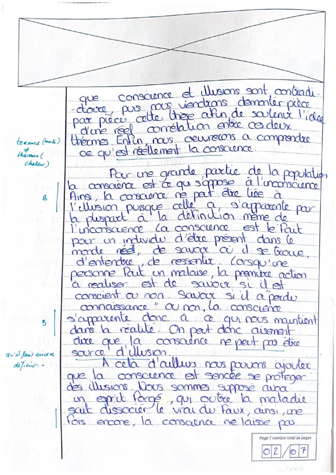 Concours/Examen: bac blanc
Section/Spécialité / Série: Philo-Générale
Epreuve: Philosophie
Matière: Philosophie

• Remplir solgneusement en 