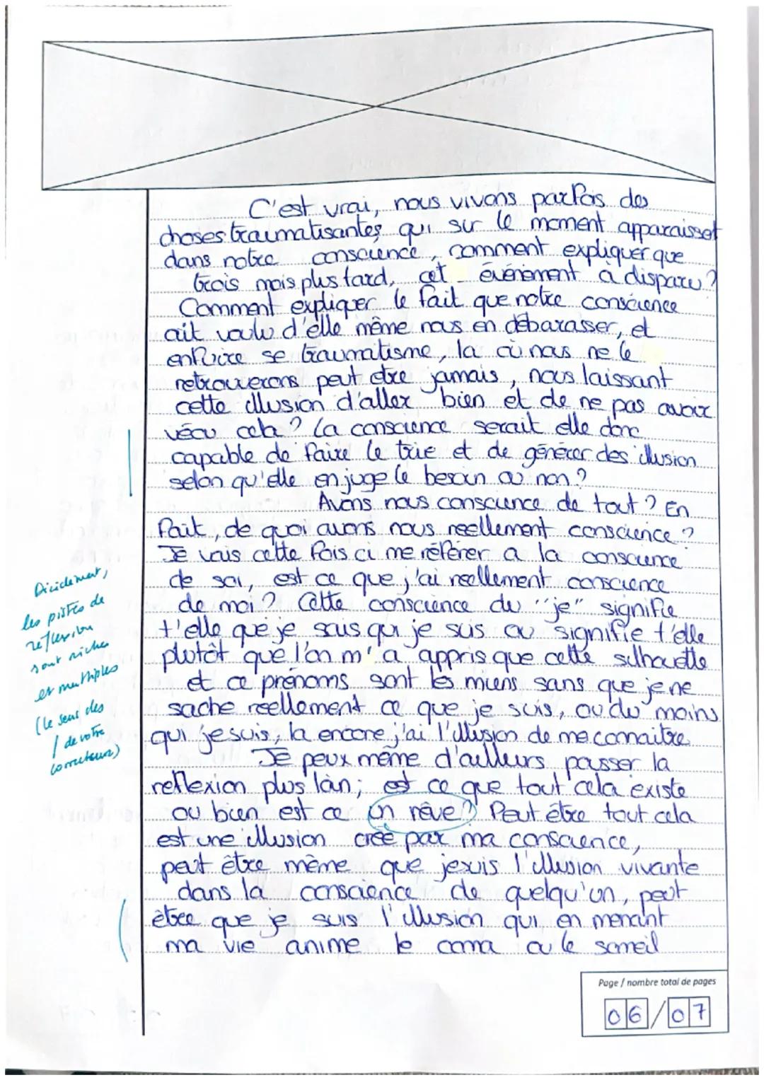 Concours/Examen: bac blanc
Section/Spécialité / Série: Philo-Générale
Epreuve: Philosophie
Matière: Philosophie

• Remplir solgneusement en 