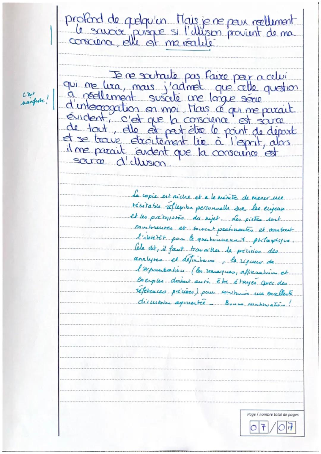 Concours/Examen: bac blanc
Section/Spécialité / Série: Philo-Générale
Epreuve: Philosophie
Matière: Philosophie

• Remplir solgneusement en 
